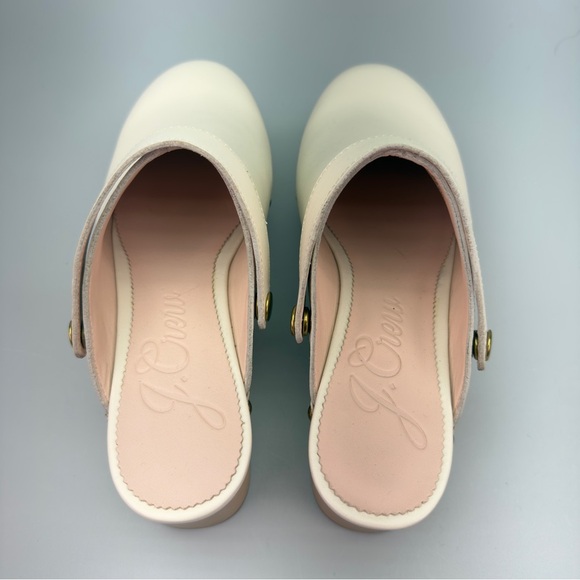 NWOT J. Crew Leather Studded Convertible Platform Clogs - Picture 10 of 15